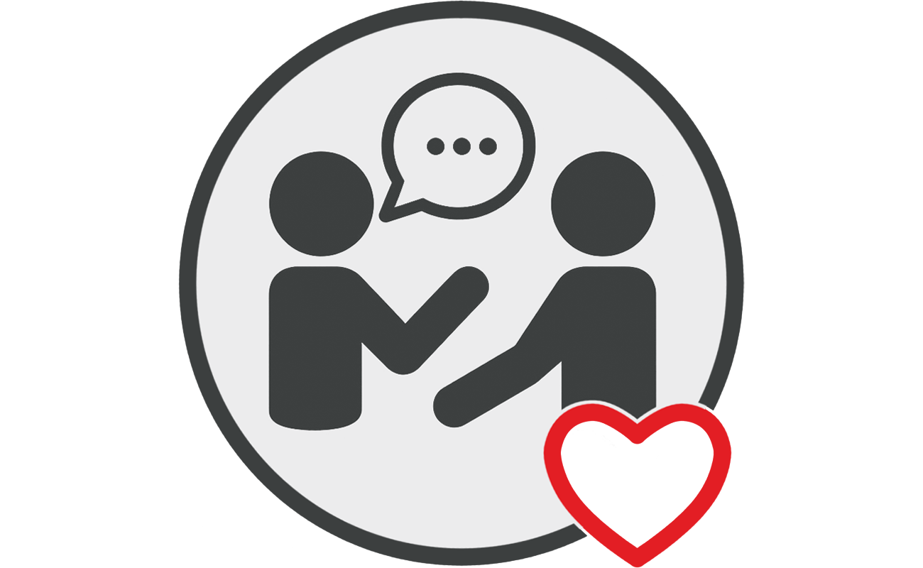 Logo Leichte Sprache - Hilfe & Beratung